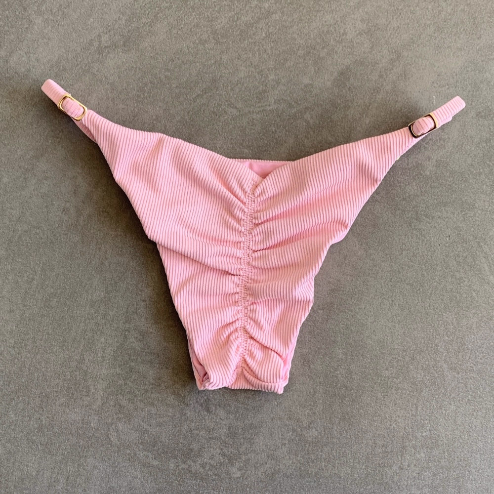 Himalayan Reef Ribbed Tanga Bikini Bottom - Image 2