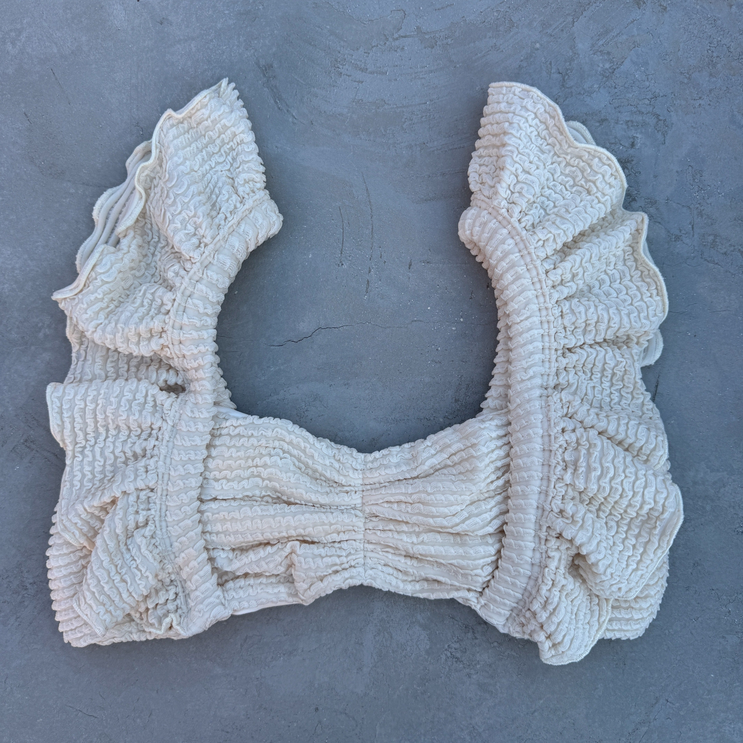 Pearl Textured Camille Bikini Top - Image 4