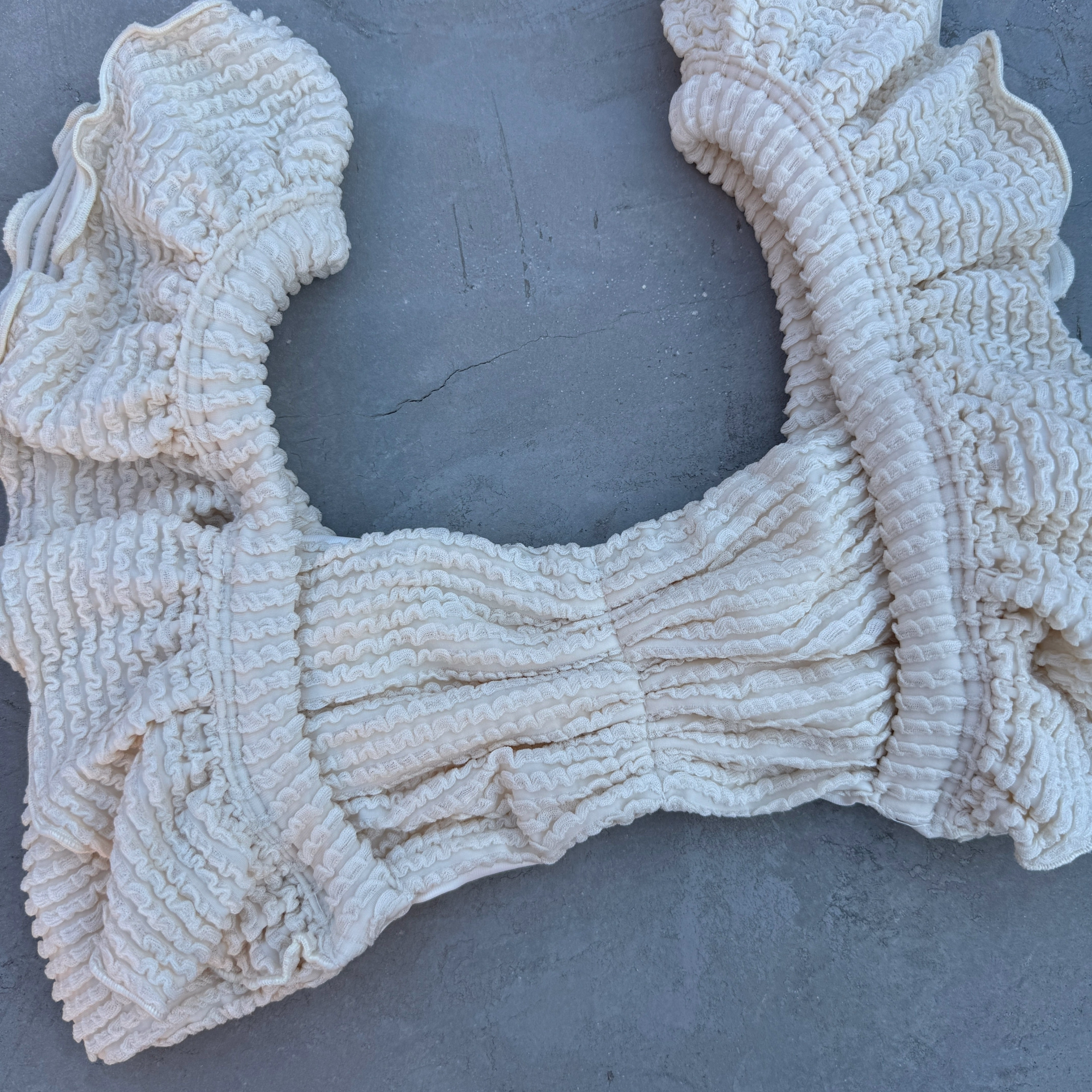 Pearl Textured Camille Bikini Top - Image 5